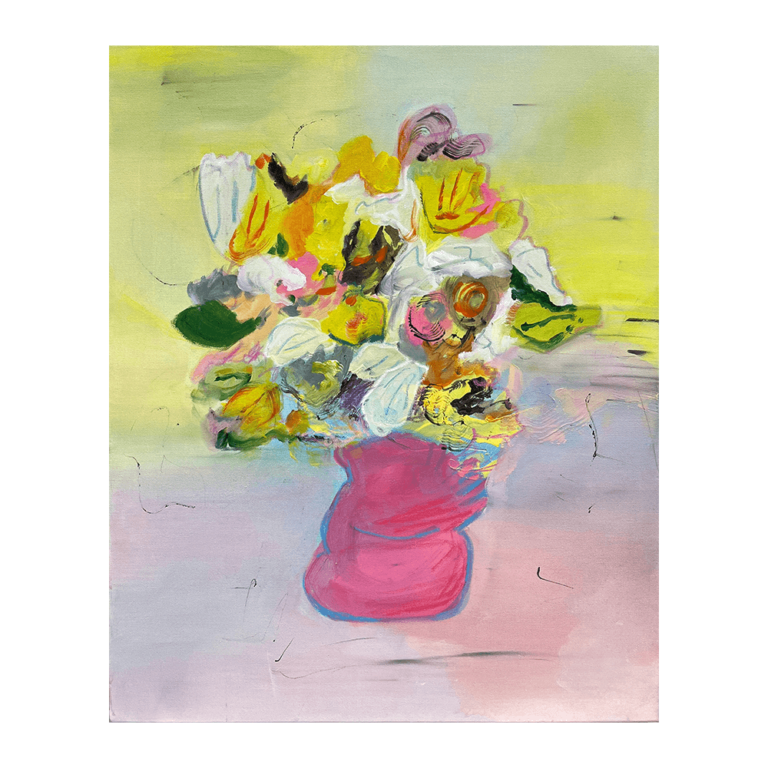abstract art, flower,vase